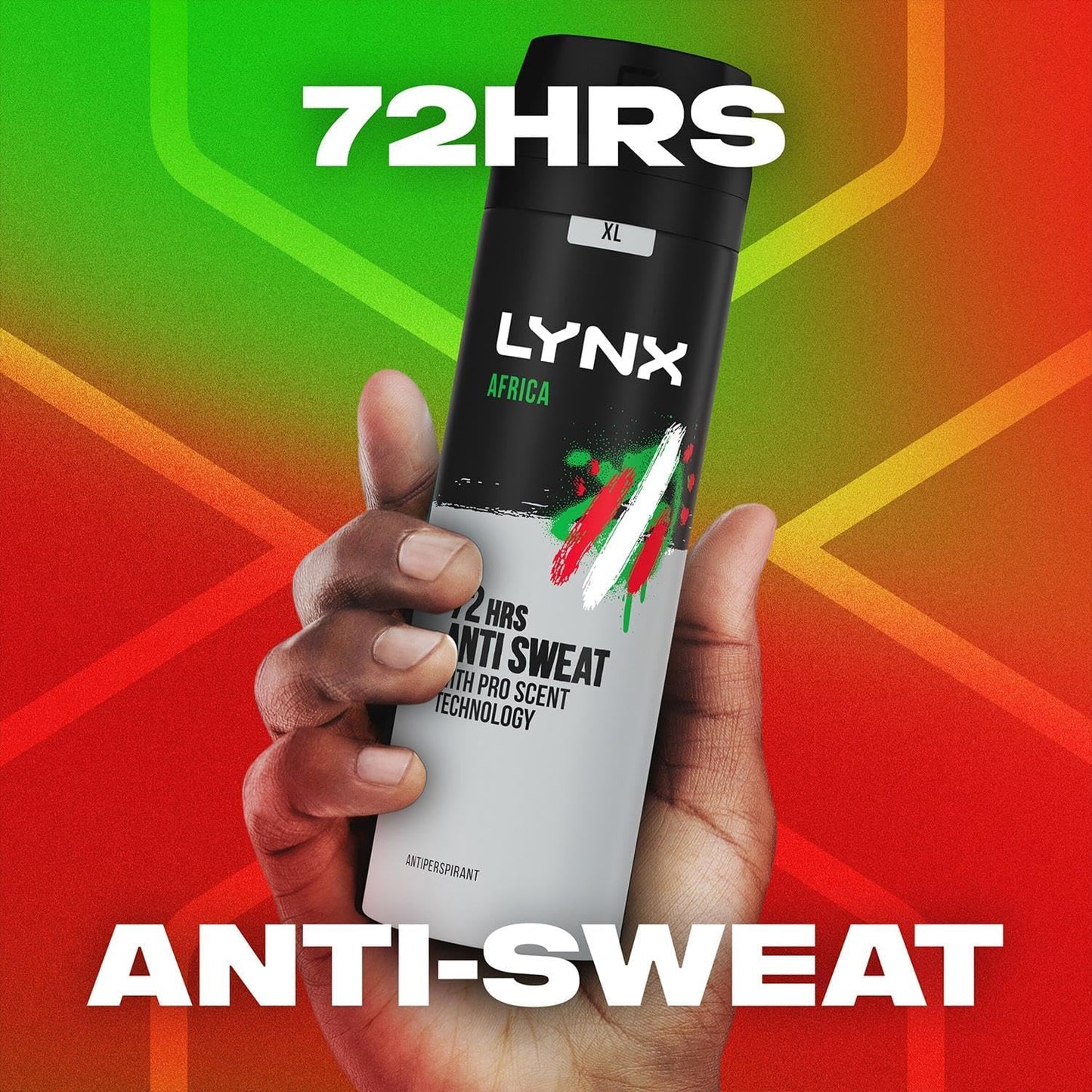 Africa 72 Hour Protection against Odour and Wetness Anti-Perspirant Deodorant Spray No Fuss Aerosol for All-Day Freshness 200 Ml Pack of 3