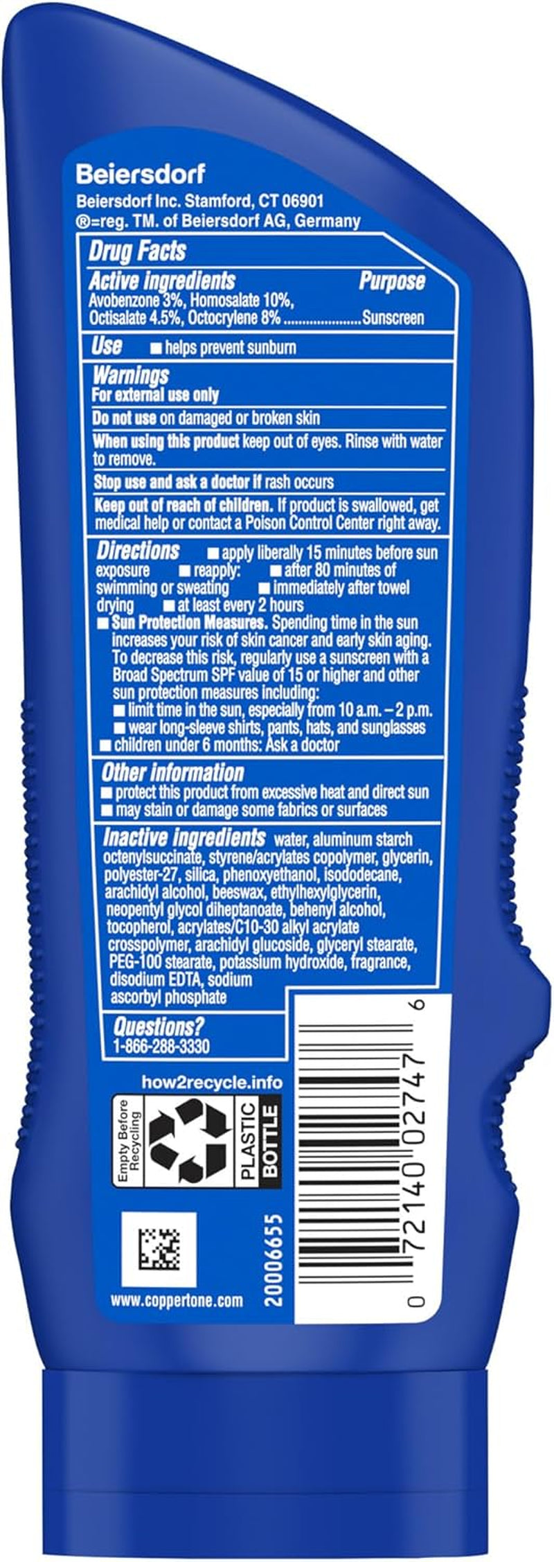 Sport Sunscreen Lotion SPF 50, 8Oz