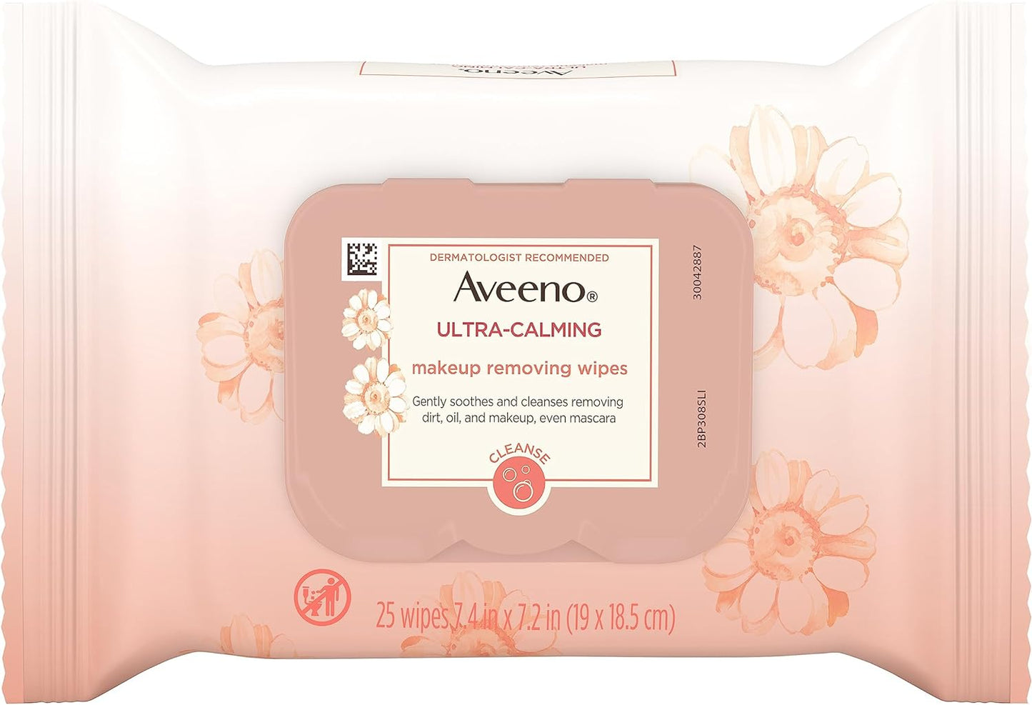 Ultra Calming Makeup Removing Wipes, 25 Count