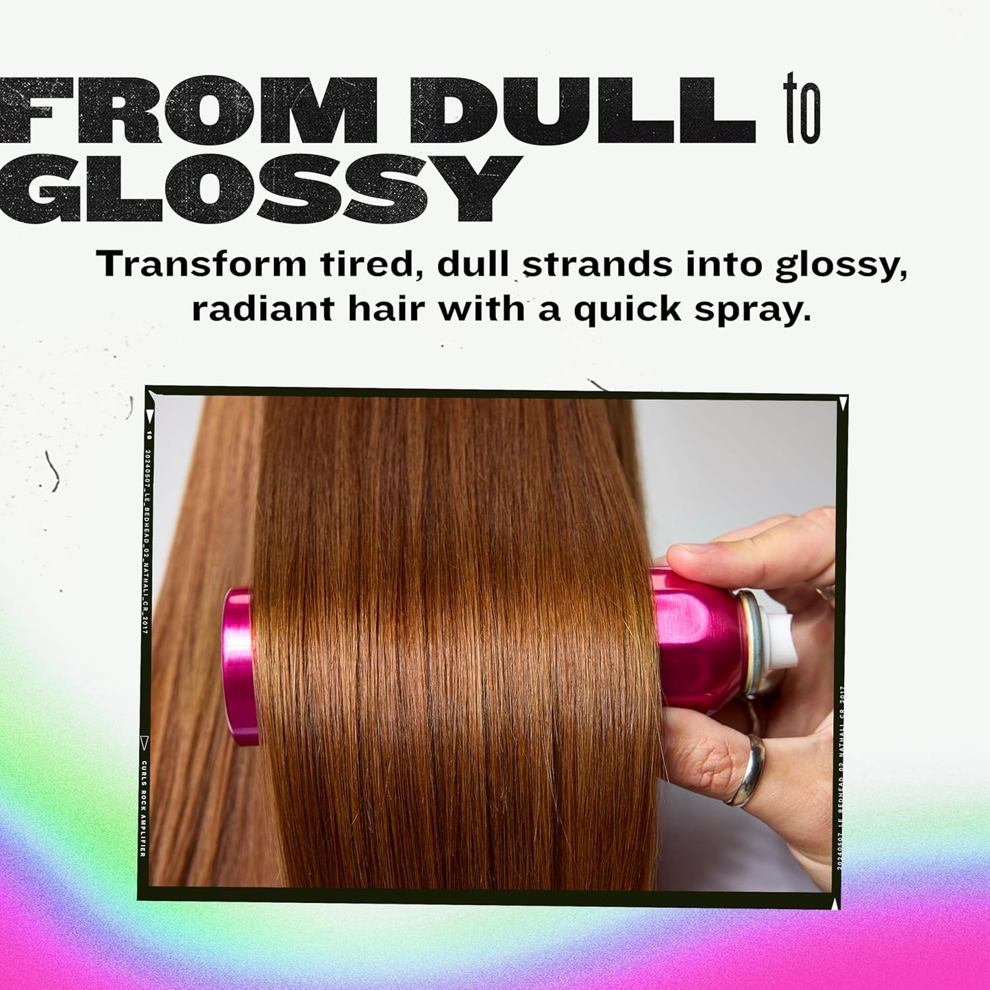 Bed Head by Headrush Shine Spray – Lightweight Shine Spray for Smooth, Glossy Hair – 200 Ml