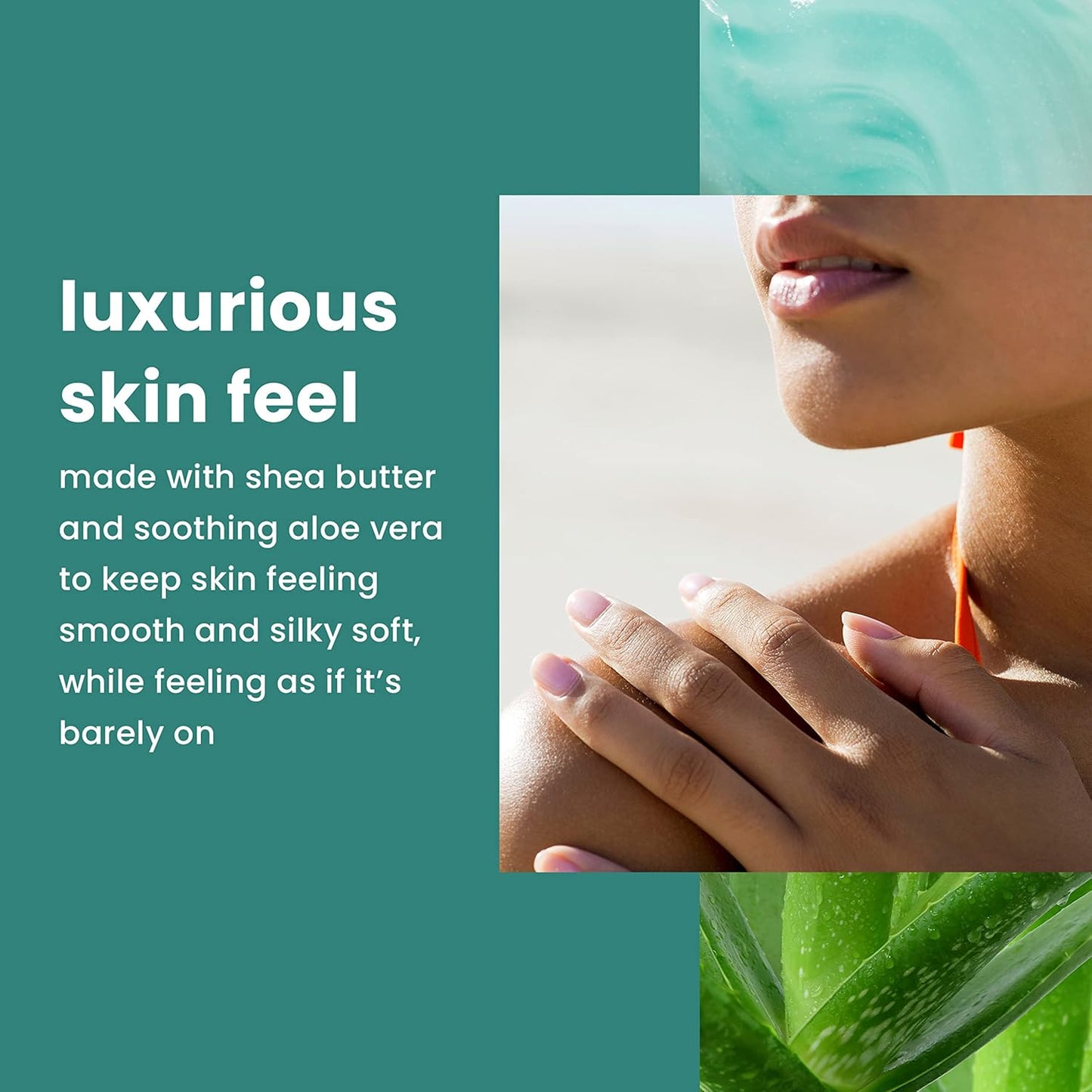 Silk Hydration Weightless after Sun Gel Lotion with Hydrating Aloe and Gel Ribbons, 6 Ounce