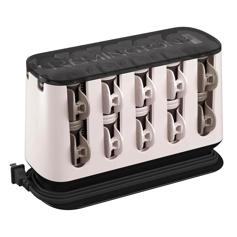 Shine Therapy Argan Oil & Keratin Treated Hot Rollers Set, Professional Hair Curlers for Setting All Hair Lengths from Short and Medium to Long Heatless Blowout Rods Comfort