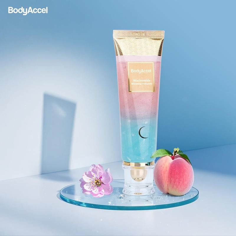 Bodyaccelprobiotic Whitening Toothpaste, Free of Fluoride, Nicotinamide, anti Plaque, Oral Health Management Teeth Whitening Solution-Jz