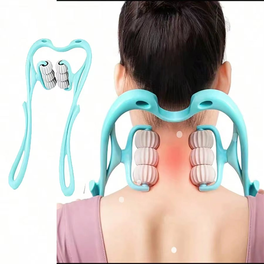 Portable and Easy to Use1Pc Neck Massager, Neck Roller Suitable for Arm, Legs, Back, Neck and Shoulder Relaxer