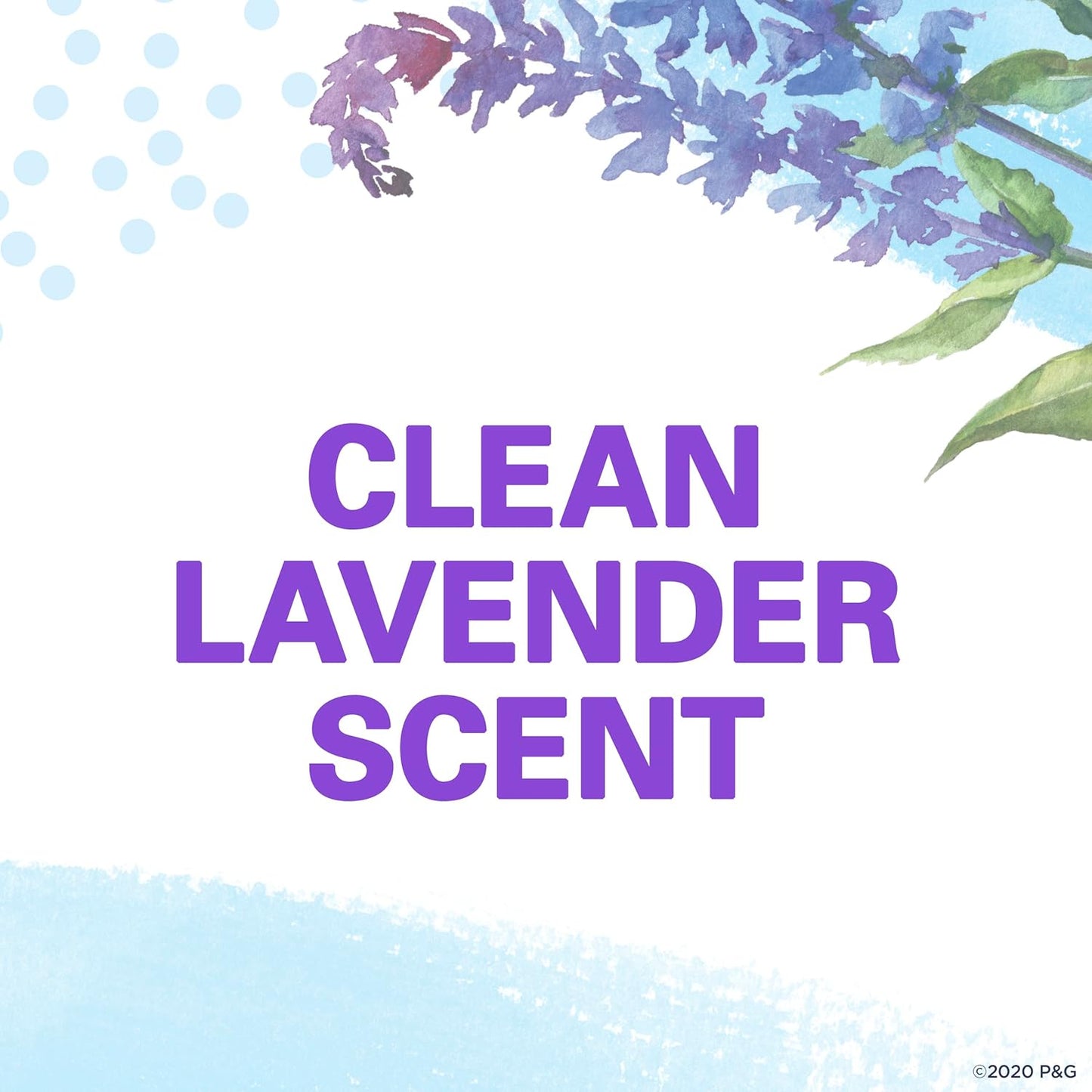 Antiperspirant and Deodorant for Women, 24Hr Sweat & Odor Protection, PH Balanced Protection, Gentle on Skin, Invisible Solid, Clean Lavender Scent, 2.6 Oz (Pack of 2)