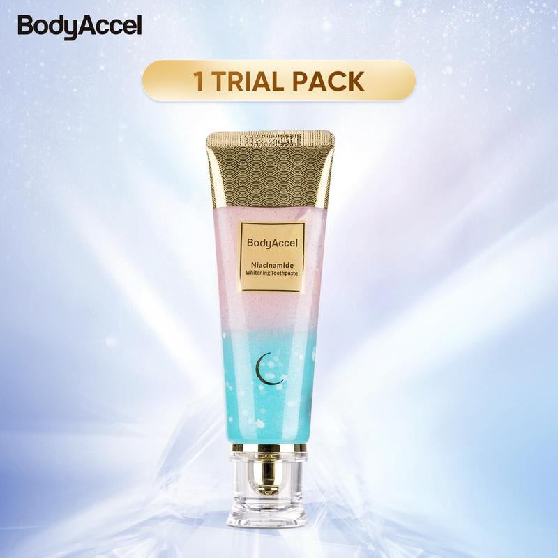 Bodyaccelprobiotic Whitening Toothpaste, Free of Fluoride, Nicotinamide, anti Plaque, Oral Health Management Teeth Whitening Solution-Jz