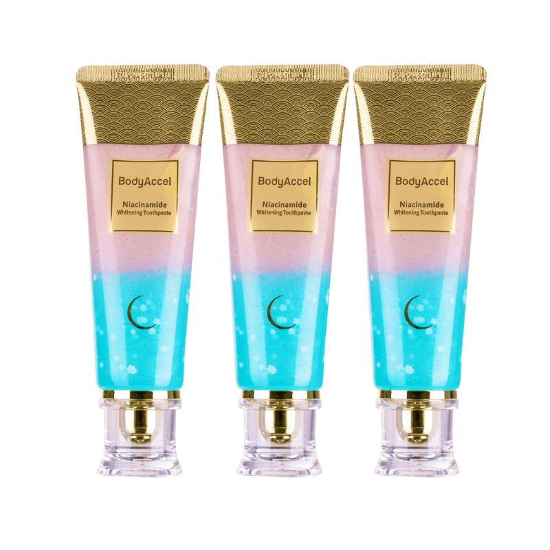 Bodyaccel Niacinamide Whitening Toothpaste - Triple Whitening Oral Pack
