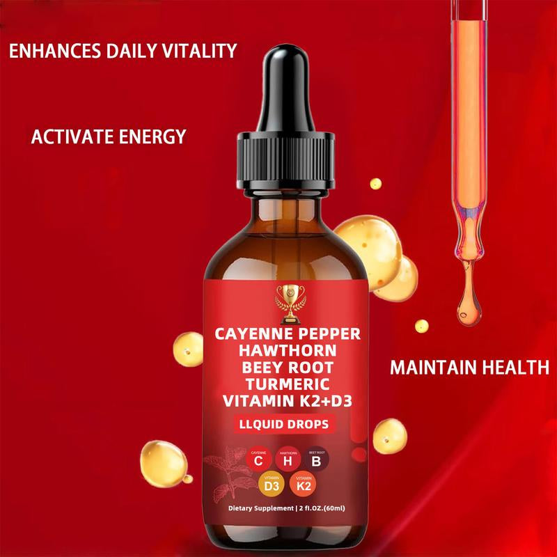 Upgraded Cayenne Pepper, Cayenne Pepper Drops, Cayenne Pepper Extract, Cayenne Pepper Supplements, Aeluro Cayenne Drops, 60Ml Cayenne Pepper Drops, Aeluro Cayenne Pepper Drops, Cayenne Pepper Liquid Drops