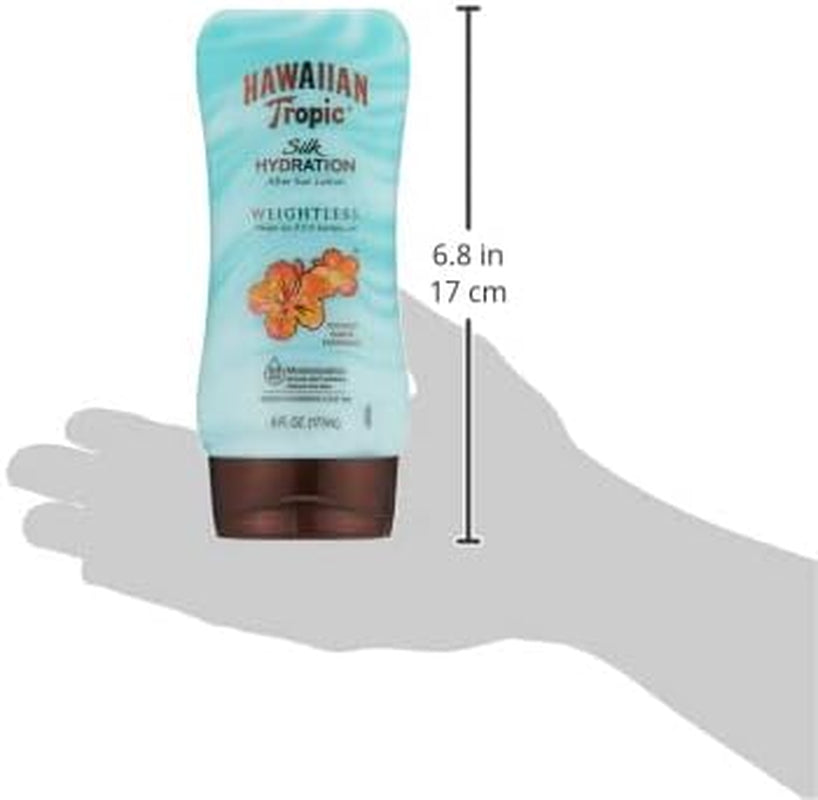 Silk Hydration Weightless after Sun Gel Lotion with Hydrating Aloe and Gel Ribbons, 6 Ounce