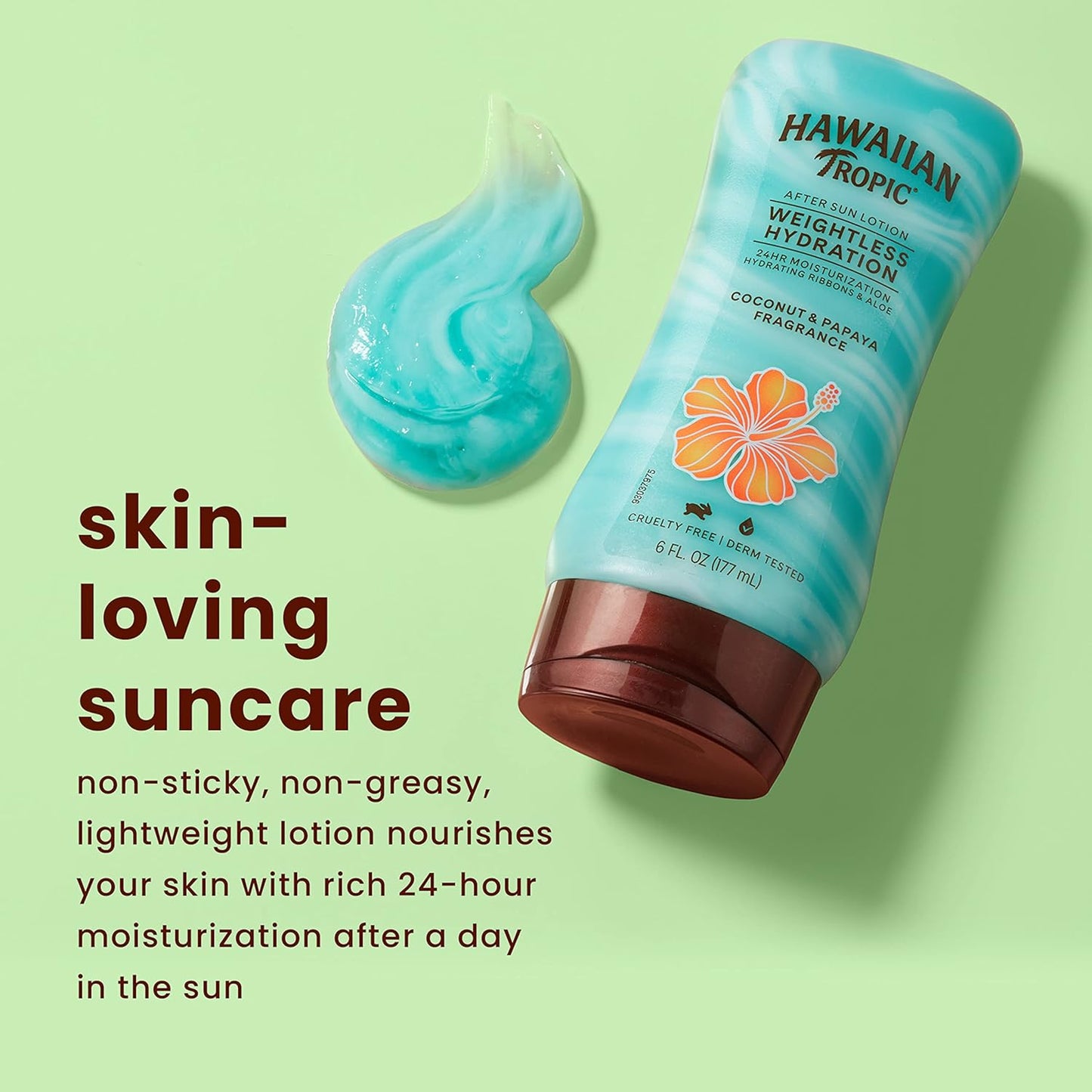 Silk Hydration Weightless after Sun Gel Lotion with Hydrating Aloe and Gel Ribbons, 6 Ounce
