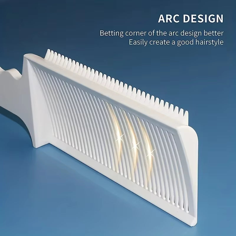 Fading Comb Professional Barber Clipper Blending Flat Top Hair Cutting Comb for Men Heat Resistant Fade Brush Salon Styling Tool