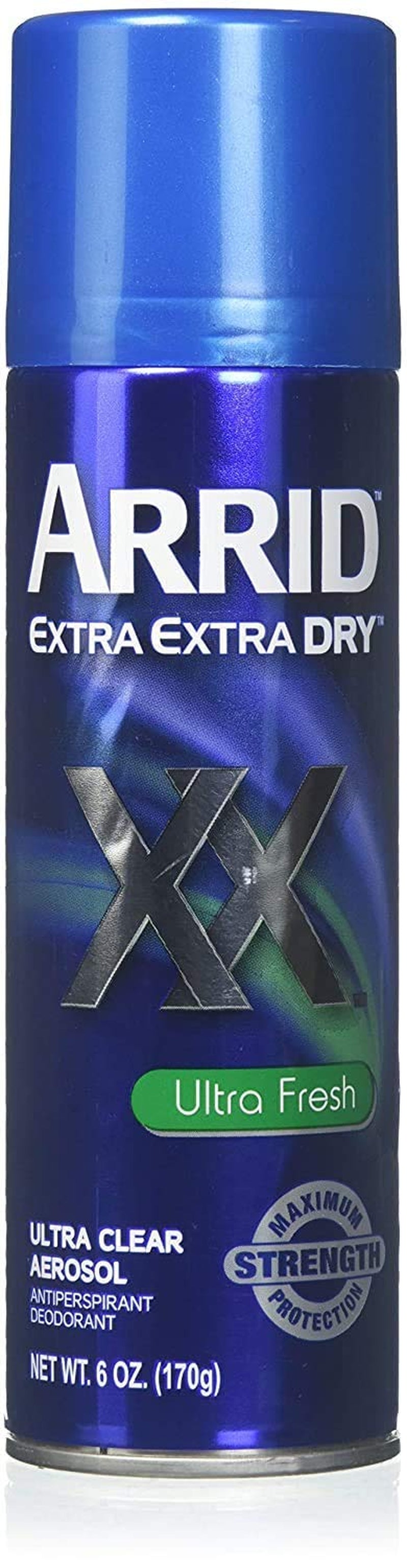 XX Ultra Clear Anti-Perspirant Deodorant Spray, Ultra Fresh 6 Oz (Pack of 4)
