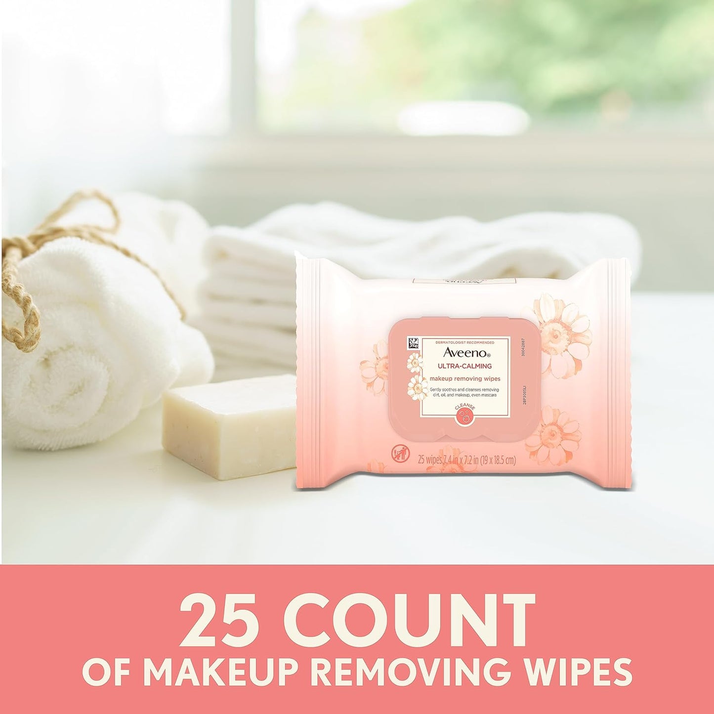Ultra Calming Makeup Removing Wipes, 25 Count