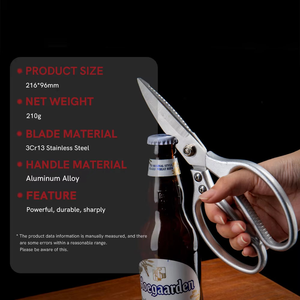 Kitchen Accessories Scissors Stainless Steal Sharp Multi Function Tool Food Scissor for Chicken Vegetable Barbecue Meat Fish
