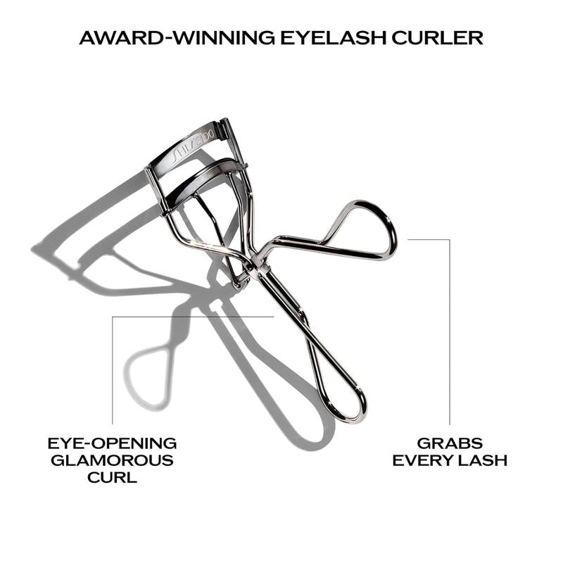 Shiseido Eyelash Curler - Crimps & Curls Lashes for Perfect, Eye-Framing Fringe - Gentle & Safe - Includes Replacement Pad Makeup Cosmetic