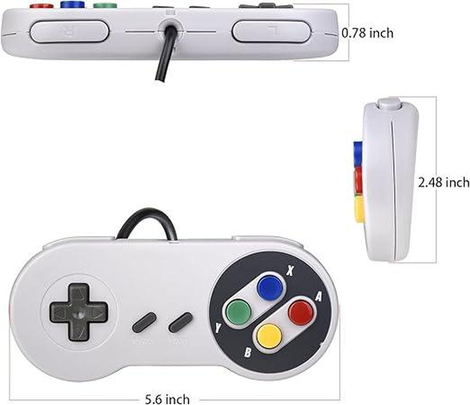 Retro Classic 620 Game Console, Retro Game Console, Classic, Retro, Mini Game Console for Kids and Adults with 2 Controllers, TV AV Interface, Easter, Birthday Gift