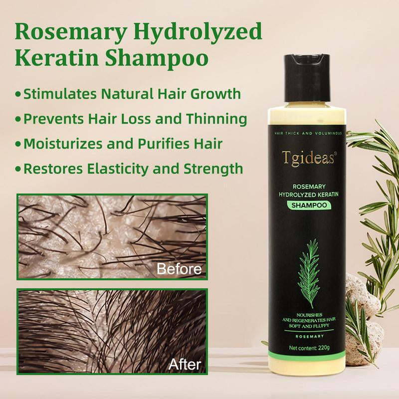 Buy 2 Get 1 Free! Tgideas Rosemaryshampoo + Caviar Hair Mask - Boosthair Growth, Control Oil & Dandruff,Soothe Scalp Lritation & Restoreshine!