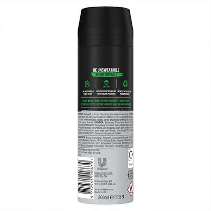 Africa 72 Hour Protection against Odour and Wetness Anti-Perspirant Deodorant Spray No Fuss Aerosol for All-Day Freshness 200 Ml Pack of 3