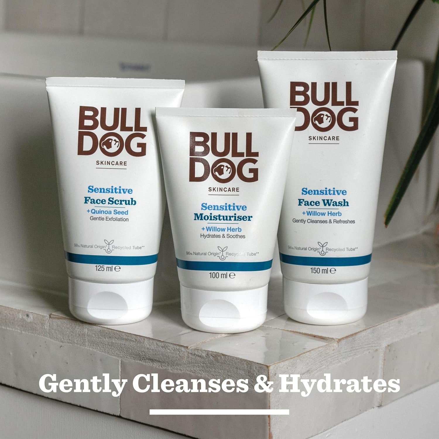 Skincare Sensitive Face Moisturiser for Men, Fragrance Free, Specially Formulated for Sensitive Skin, Provides 24-Hour Hydration, 100Ml