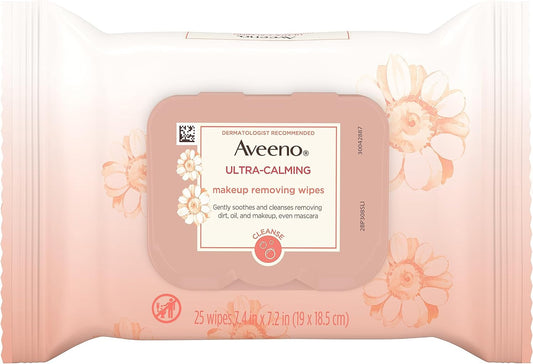 Ultra Calming Makeup Removing Wipes, 25 Count