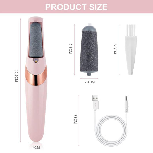 Rechargeable Electric Foot Callus Remover, Cordless Pedicure Machine, Foot Grinder, Portable Foot Files Cleaning Tool for Home and Travel, Winter Gift, Valentine'S Day Gift, Electric Foot File