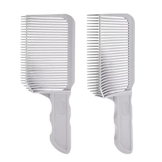 Fading Comb Professional Barber Clipper Blending Flat Top Hair Cutting Comb for Men Heat Resistant Fade Brush Salon Styling Tool