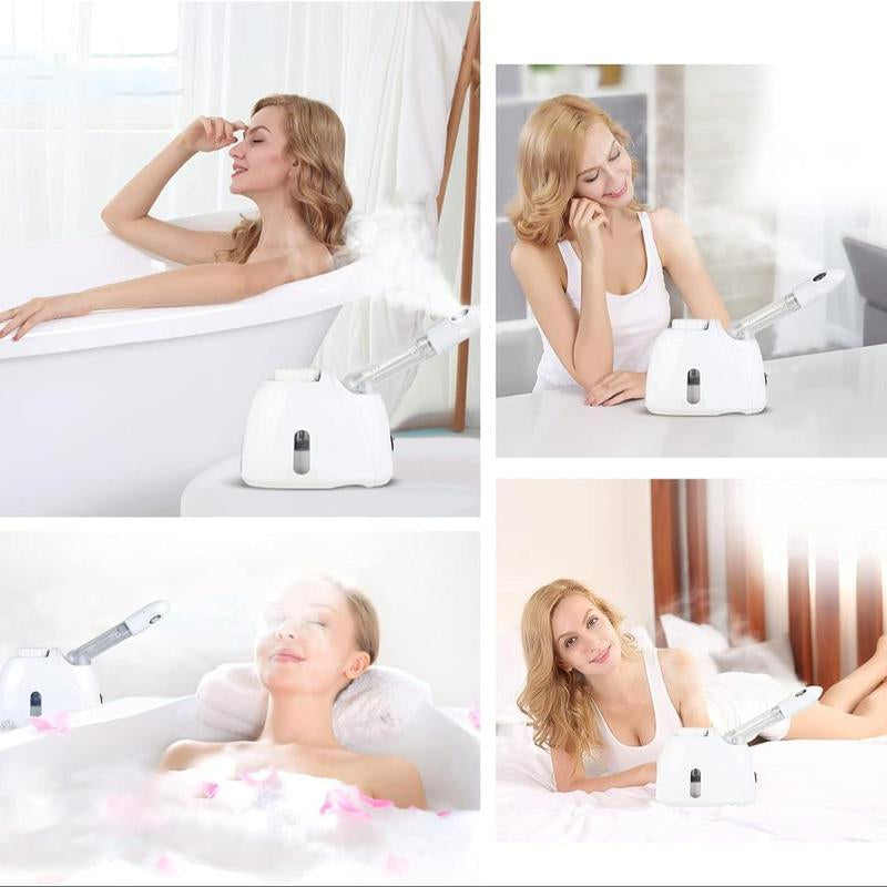 Facial Steamer, Adjustable Nozzle Facial Steamer, Deep Cleansing Face Skin Care Tool, Professional Facial Beauty Instrument for Women