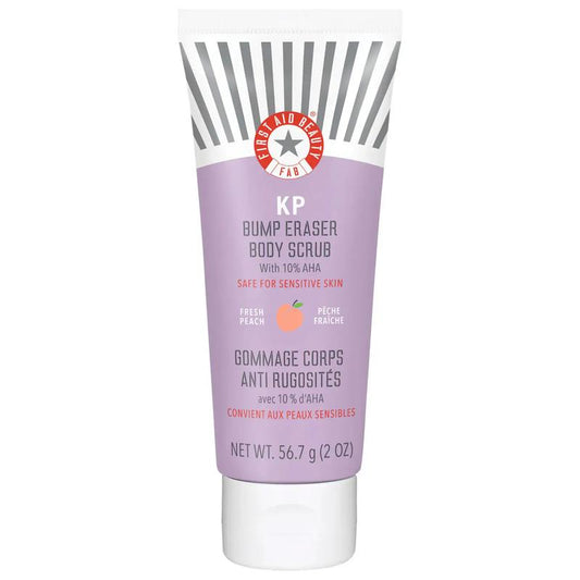 KP Bump Eraser Body Scrub in PEACH | America'S #1 Specialty Body Scrub | Keratosis Pilaris Exfoliator with 10% Ahas (Glycolic and Lactic Acids) to Smooth Skin