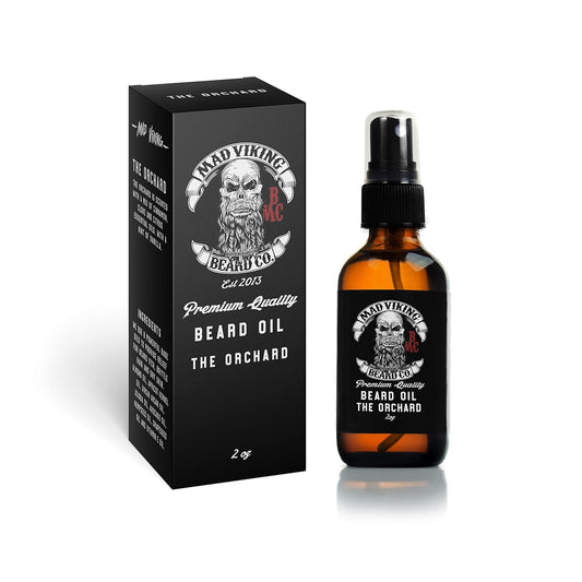 Premium Beard Oil for All Lengths, All-Natural, Moisturizes Skin, Reduces Beard Itch, Helps Relieve Acne. for a Thicker Fuller Looking Beard. Made in the USA - 2Oz (VALHALLA)