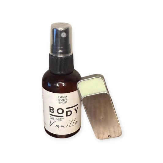 Farm Body Shop Vanilla Body Oil Mist Massage Spray. Silky, Lightweight Blend for Nourishing, Hydrating, and Warm Vanilla Sugar Scent Body Oil USA Made in America #Shopsmall #Gift #Skin #Bodyoil