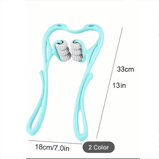Portable and Easy to Use1Pc Neck Massager, Neck Roller Suitable for Arm, Legs, Back, Neck and Shoulder Relaxer
