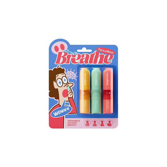 NEWELLME Nasal Stick - Strong Essential Oil Vapors, Rapidly Combat Drowsiness, Boost Mental Clarity & Refresh Your Mind