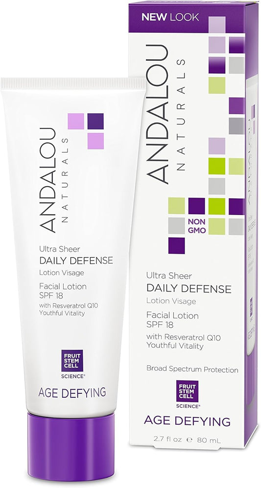 Ultra Sheer Daily Defence Facial Lotion with SPF 18 80 Ml