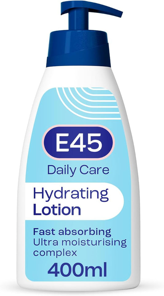 Daily Lotion 400 Ml for All Skin Types – Hydrating Non-Greasy Lightweight Moisturiser - Perfume-Free Long Lasting Body Face Hand Cream - Dermatologically Tested