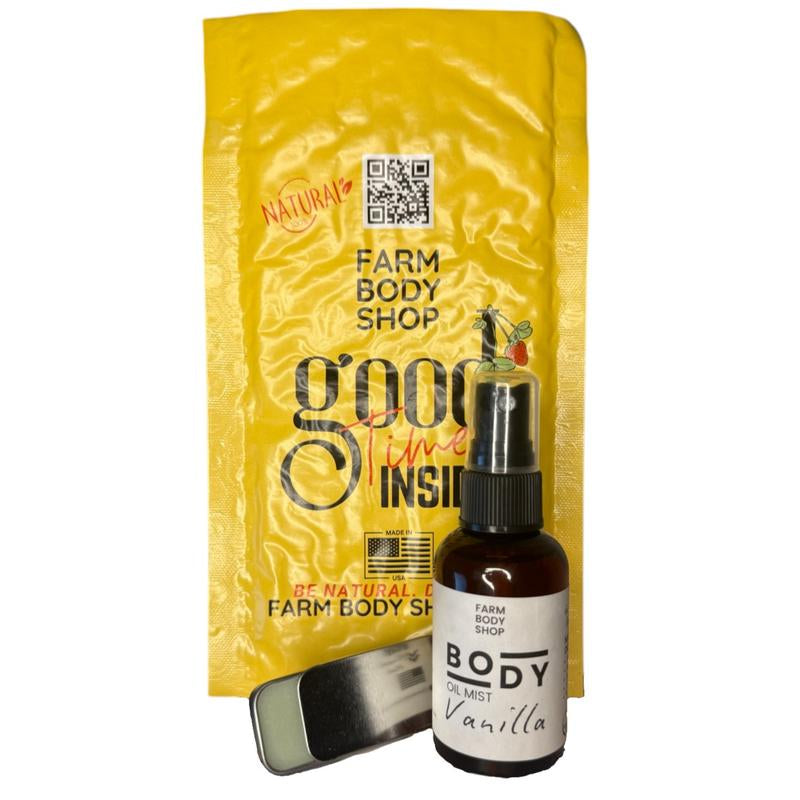 Farm Body Shop Vanilla Body Oil Mist Massage Spray. Silky, Lightweight Blend for Nourishing, Hydrating, and Warm Vanilla Sugar Scent Body Oil USA Made in America #Shopsmall #Gift #Skin #Bodyoil