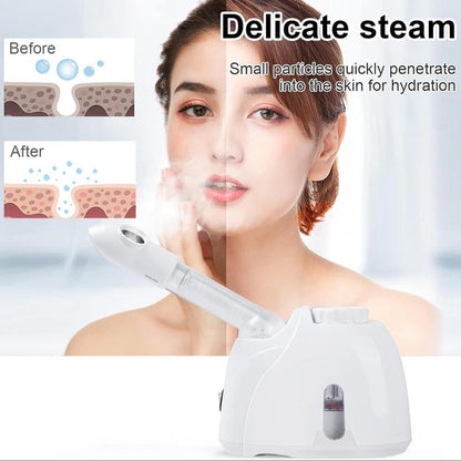 Facial Steamer, Adjustable Nozzle Facial Steamer, Deep Cleansing Face Skin Care Tool, Professional Facial Beauty Instrument for Women