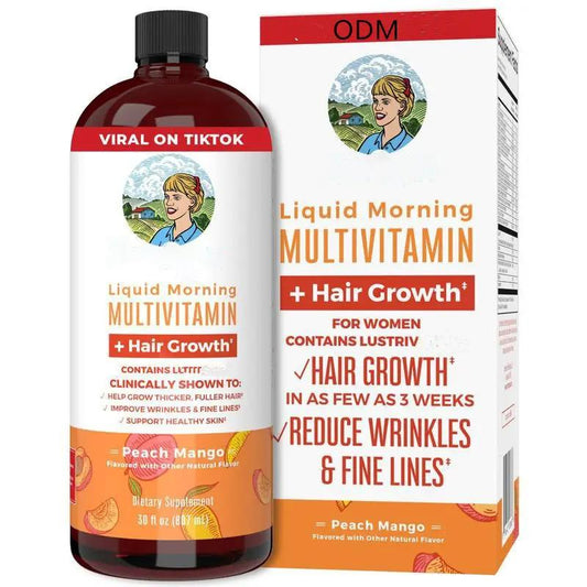 ODM/OEM Hot Selling Premium Formula Tincture Multivitamin Multimineral Supplement for Women Hair Growth Vitamins